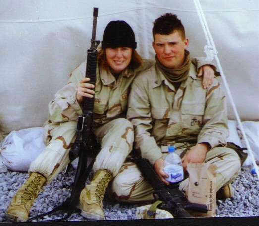 My Sister Serving with the U.S.M.C. in Iraq